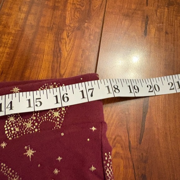 Torrid Gold Foil Star Sugar Skull Zinfandel Crop Leggings size 2x - Picture 13 of 15